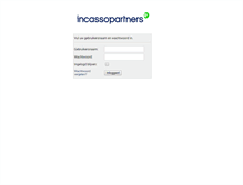 Tablet Screenshot of dossier.incassopartners.nl